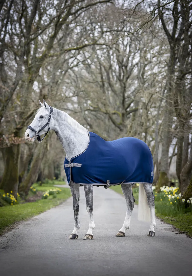 LeMieux Arika Jersey-Tek Fleece Rug in Navy-1